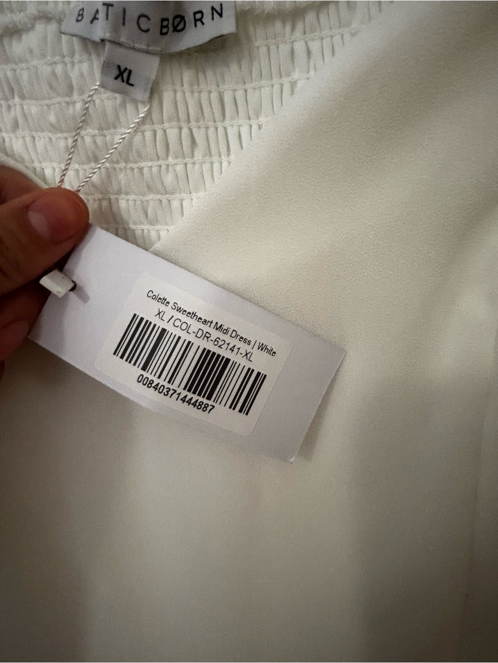 Baltic Børn Colette sweetheart midi dress white XL NWT bridal graduation wedding - Picture 11 of 12
